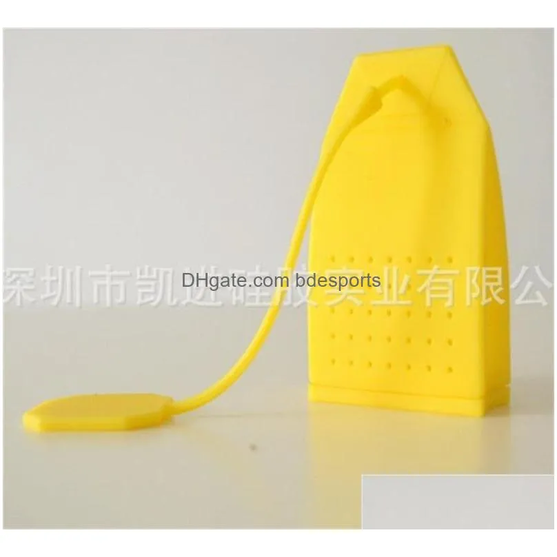 food grade silicone tea tools infuser exquisite kitchen gadget strainer bag shaped filter with multi color 2 8fy jj