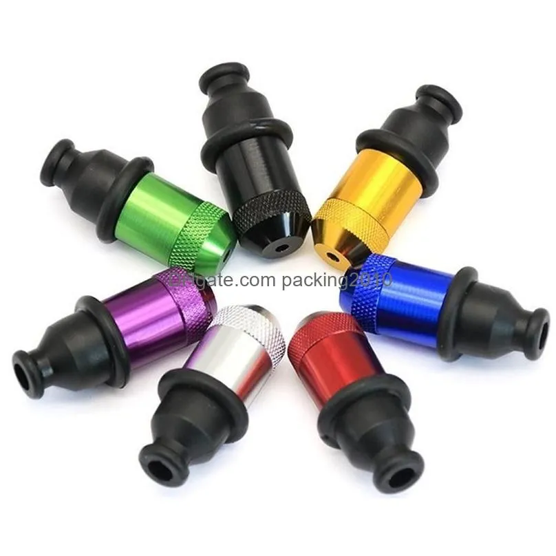 metal small snuff pipes circular heads nipple shapes smoke pipe multi colors smoking accessory new arrival 1 9ek e1