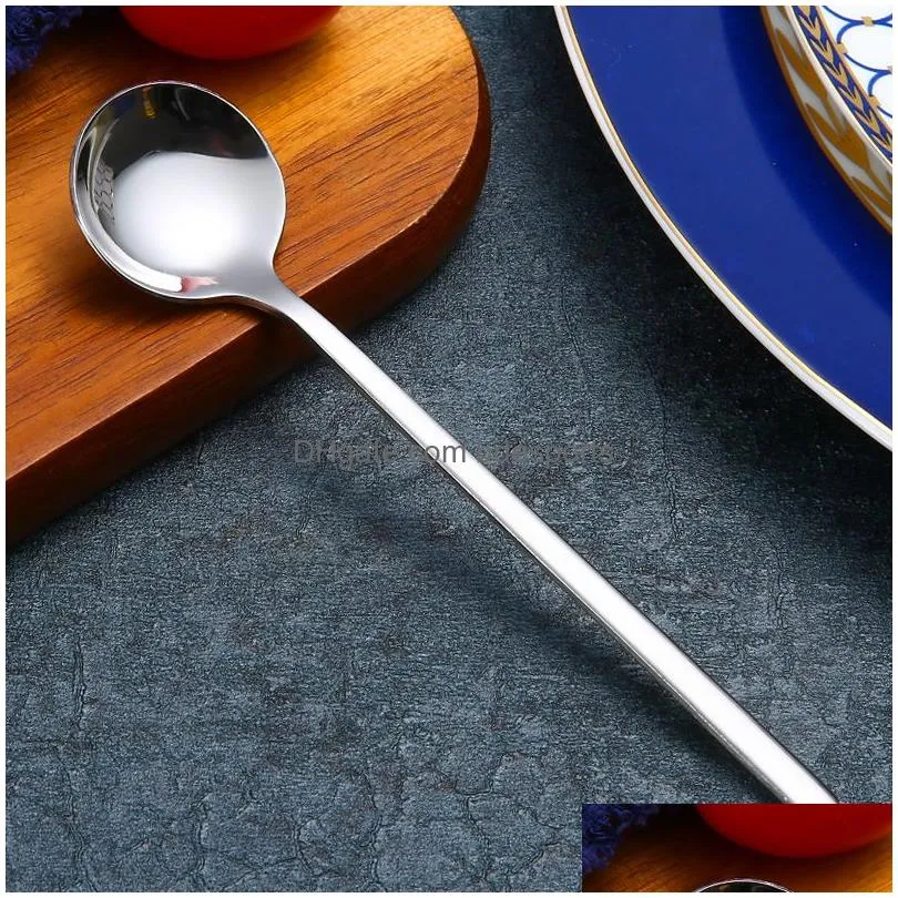 s mini coffee spoon stainless steel tea spoon gold stirring teaspoon bar restaurant kitchen supplies christmas birthday party 374