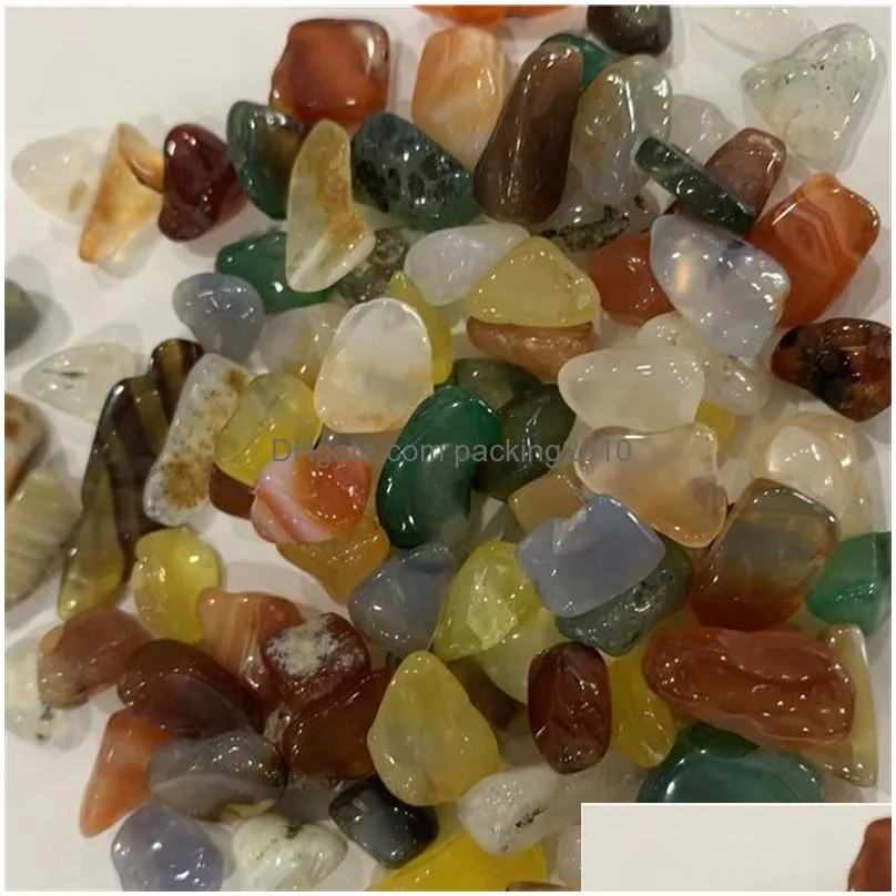 200g tumbled stone beads and bulk assorted mixed gemstone rock minerals crystal stone for chakra healing natural agate for dec 541 r2