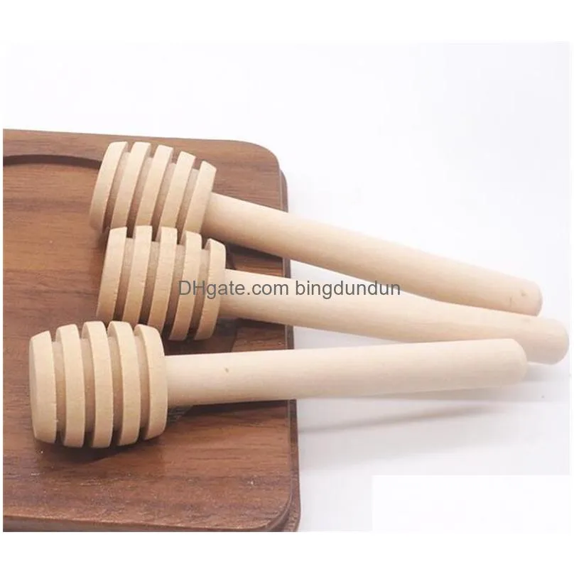 wood honey stick kitchen tools stir mixing handle spoon long sticks coffee jam red wine wooden 8cm 10cm 0 5fy q2
