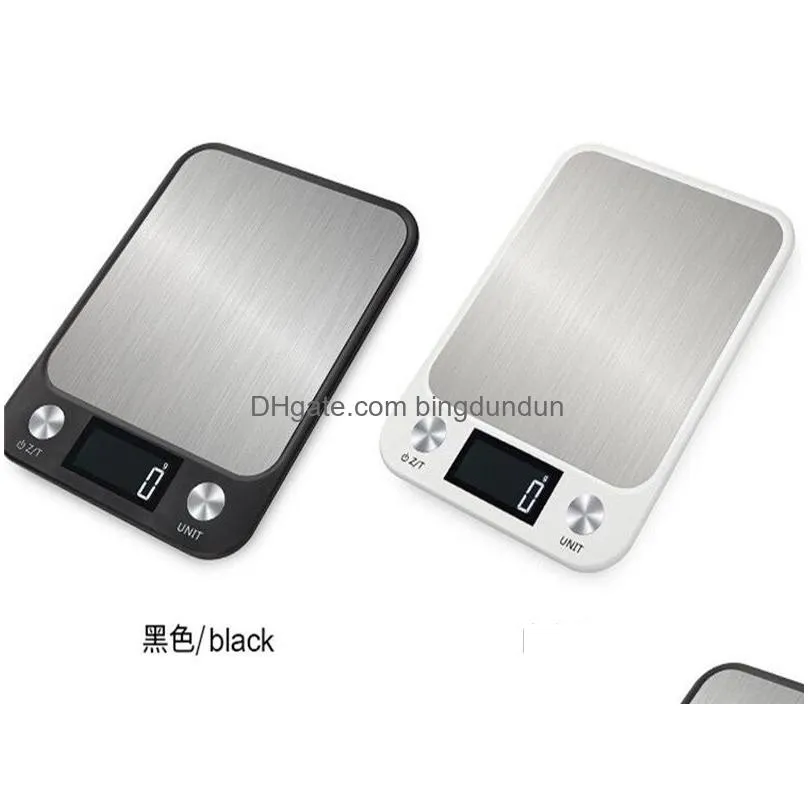 digital food scale kitchen electronic scales small baking food weight stainless steel cooking household black white 30cx q2