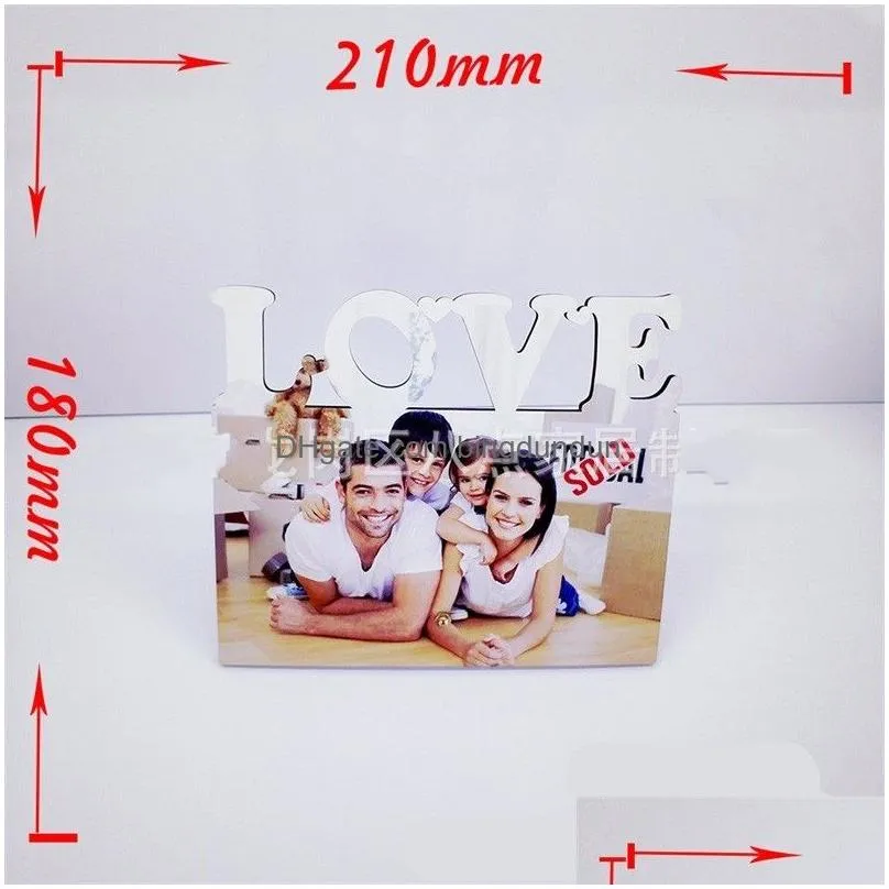 sublimation blanks woodiness photos frame home bedroom ornaments painting diy white picture frames mdf square 9 8bd g2