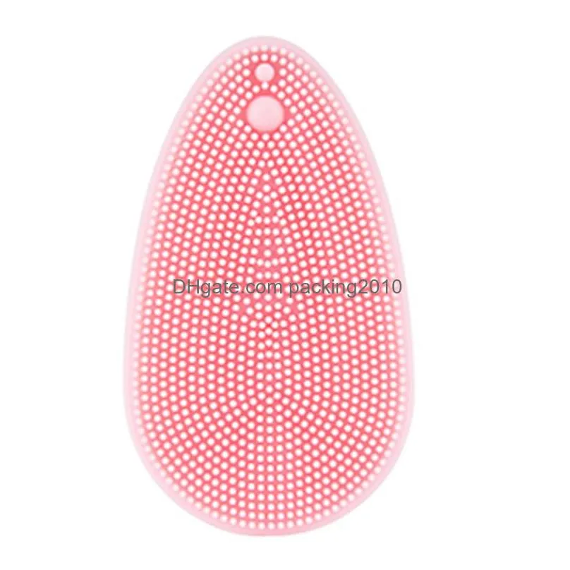 silicone face scrubber manual facial cleansing brush pad soft face cleanser for exfoliating and massage pore for all skin types770 k2