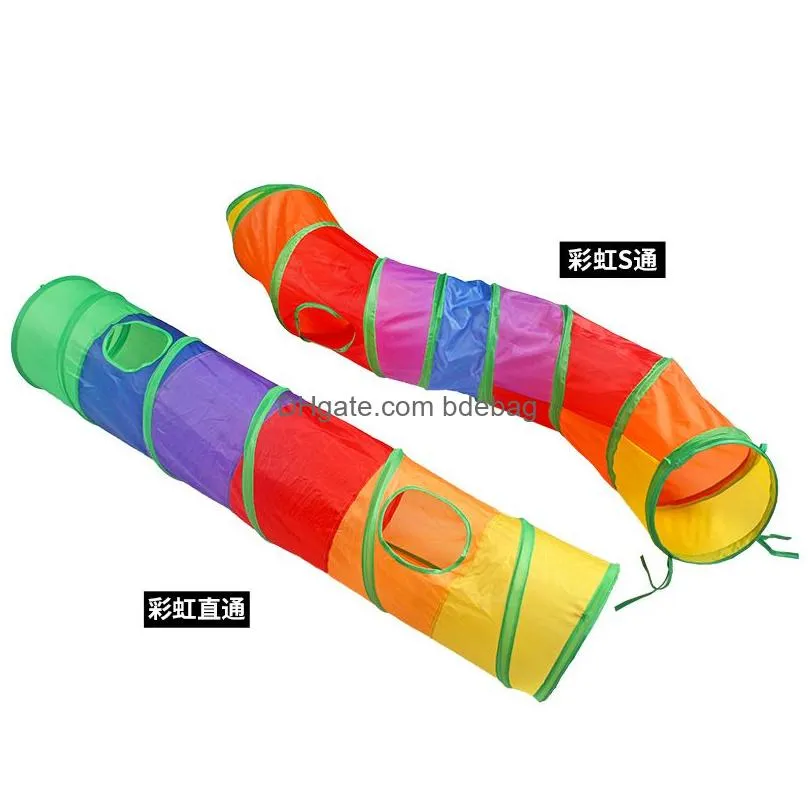 practical cat tunnel pet tube collapsible play toy for cats indoor outdoor kitty puppy toys puzzle exercising hiding training 20220512