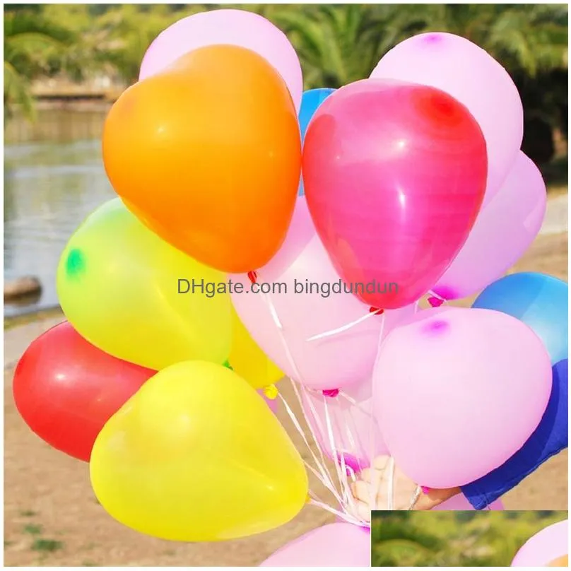 fashion colorful air balloons eco friendly latex airballoon heart shape balloon wedding decorations 9yzb b