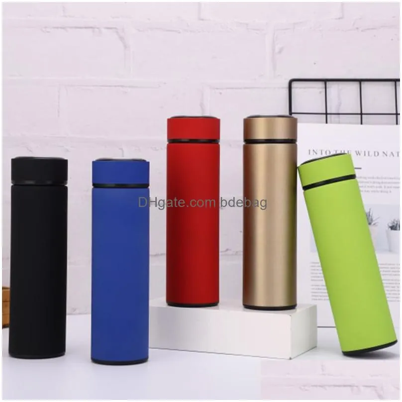 in stock 500ml travel mug stainless steel tea infuser bottle life portable water bottle with strainer coffee tumbler 34 j2