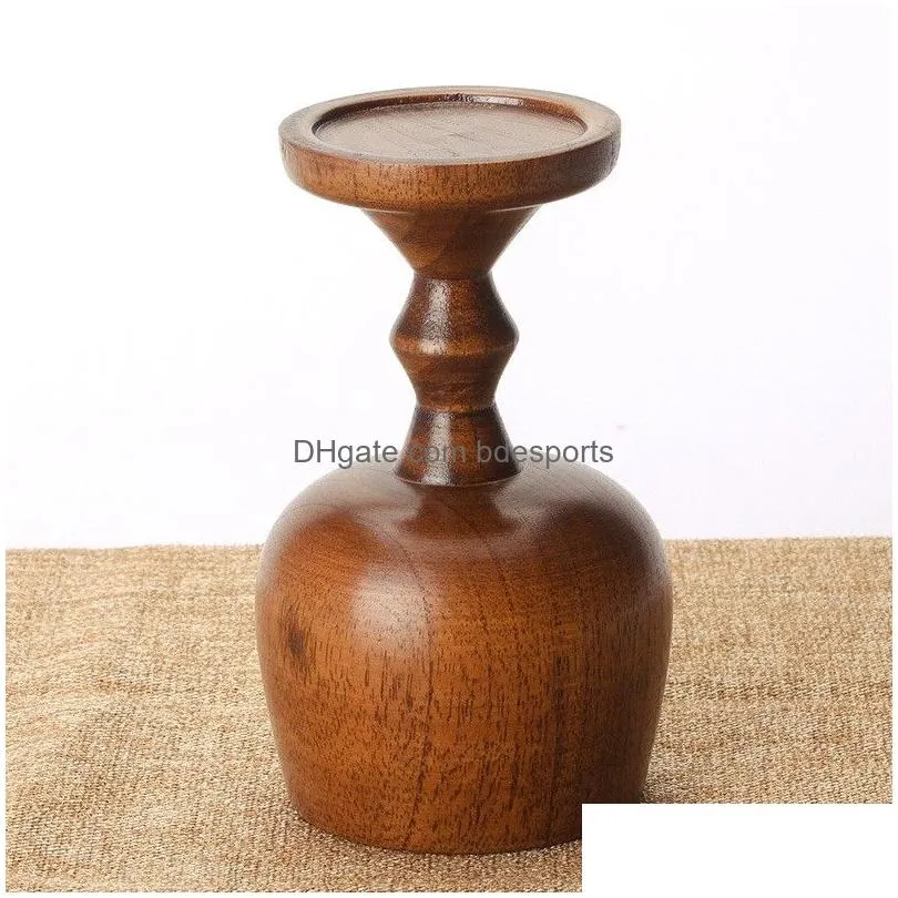 natural wine glasses creative wooden goblet travel portable drinking tea milk beer cup high quality 13 5xw xc
