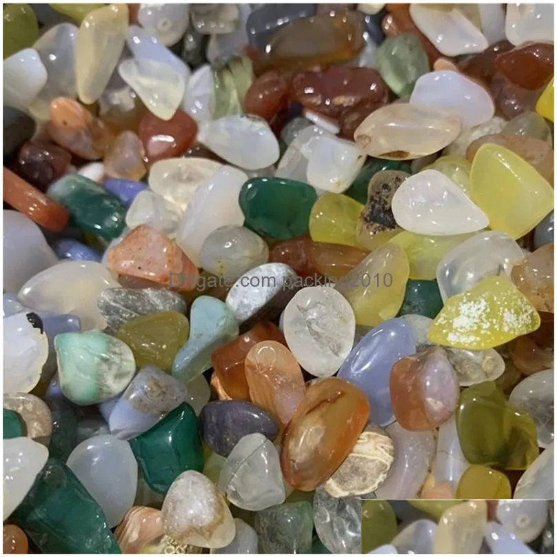 200g tumbled stone beads and bulk assorted mixed gemstone rock minerals crystal stone for chakra healing natural agate for dec 541 r2