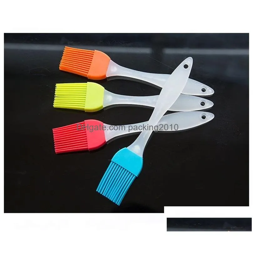 newest silicone baking bakeware bread cook brushes pastry oil non-stick bbq basting brush tool kitchen gadget 160 k2