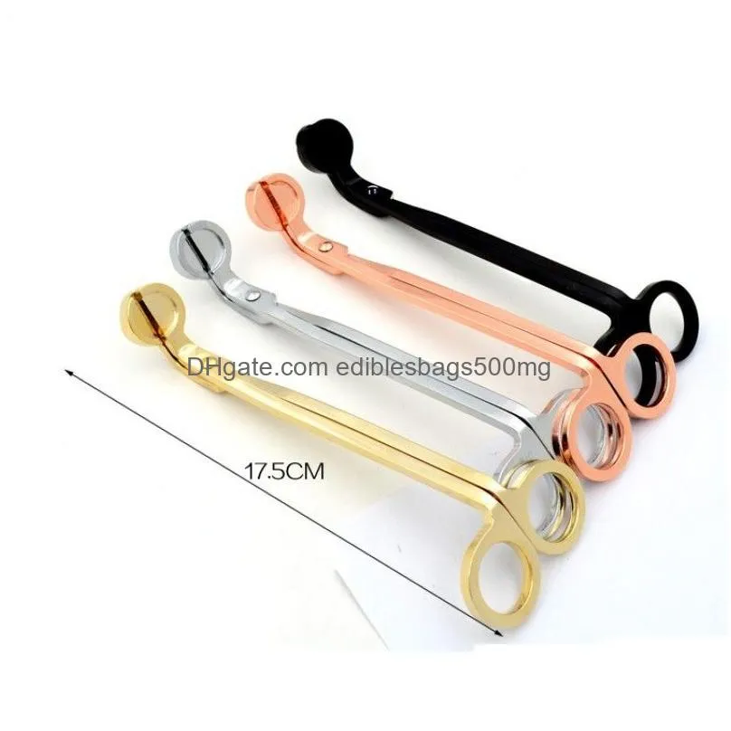 metal candle wick trimmer stainless steel aromatherapy candles scissors practical oil lamp hook cutters for household 11 5sl bz