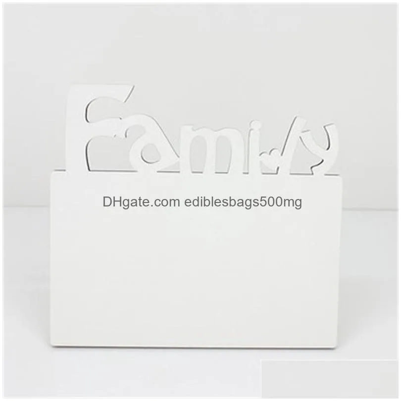 woodiness sublimation blank frames mdf diy three dimensional hollowing out slate letter shape laser cutting home accessory 7 1bd m2