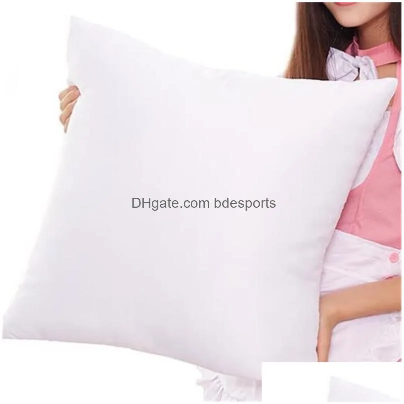 diy decorative pillow case sublimation blanks cartoon comic pillow covers finished partially prepared product sofa fiber cotton 7 5qh