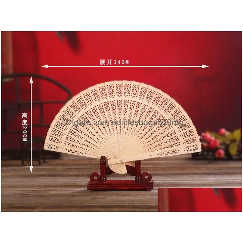 personalized wooden hand fan wedding favors and gifts for guest sandalwood hand fans wedding decoration folding fans 413 n2