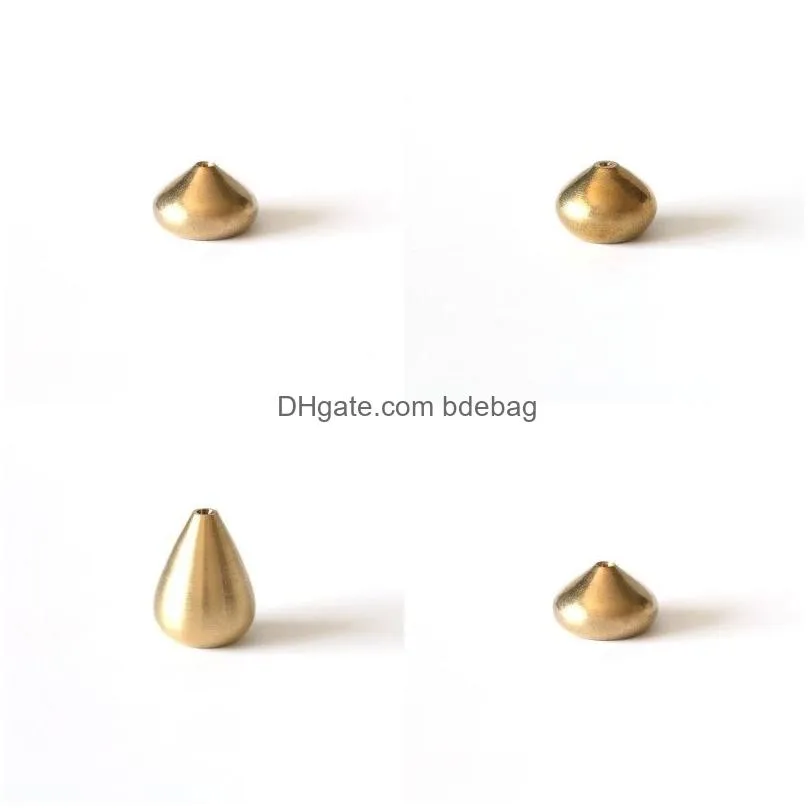 water drop shape incense stick holder brass small censer accessories mini copper incense stick holder home decor 272 n2