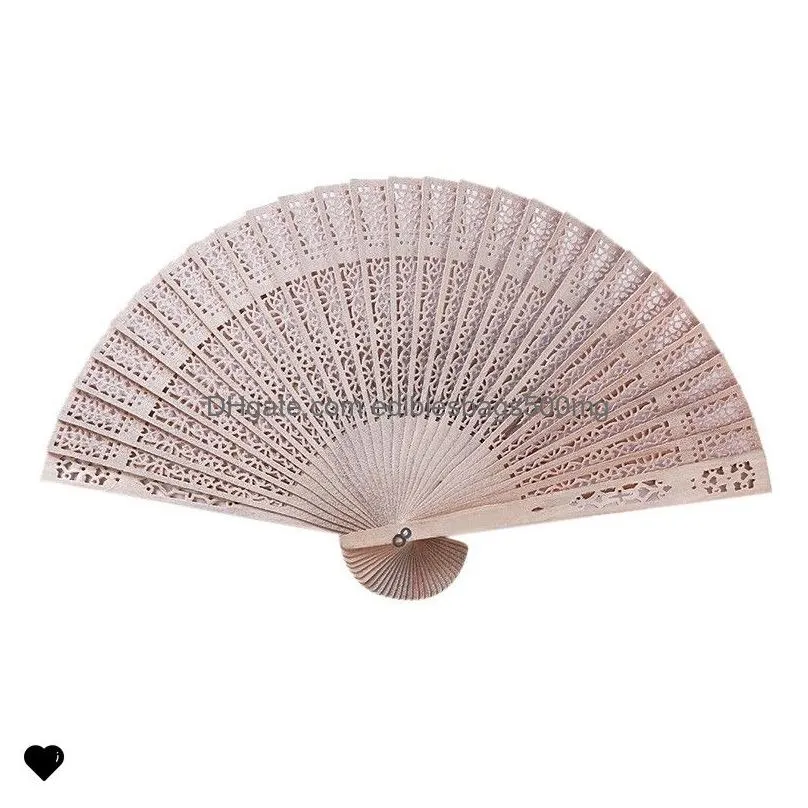 personalized wooden hand fan wedding favors and gifts for guest sandalwood hand fans wedding decoration folding fans 413 n2