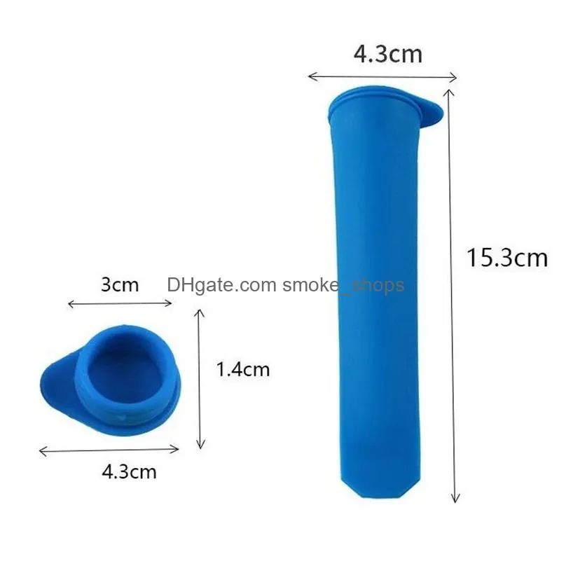 popsicle mould tools 6 color diy silicone holder multicolor ice cream sleeve environmental mold tool with cover goods in stock 1 6zg v
