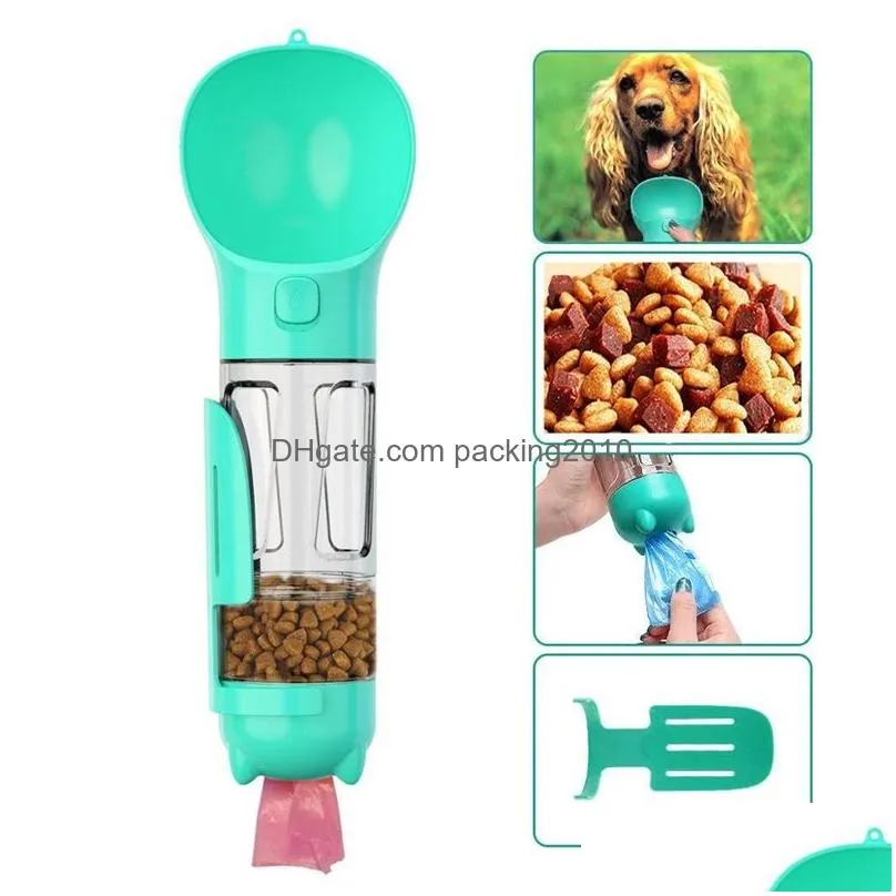 dog water bottle feeder for small large dogs 300ml travel puppy cat portable drinking bowl outdoor pets dispenser pet produ 53 o2