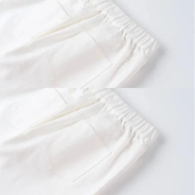 Pants For Girls Bow White Pants Girls Casual Style Children Trousers Spring Autumn Girl Clothes 2-8 Years