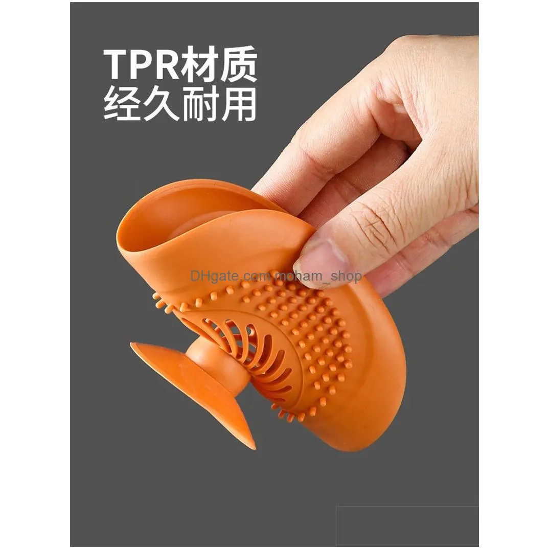 bathroom washbasin drain other building supplies hair catcher silicone sink drains strainer floor filter deodorant plug shower room 20211228