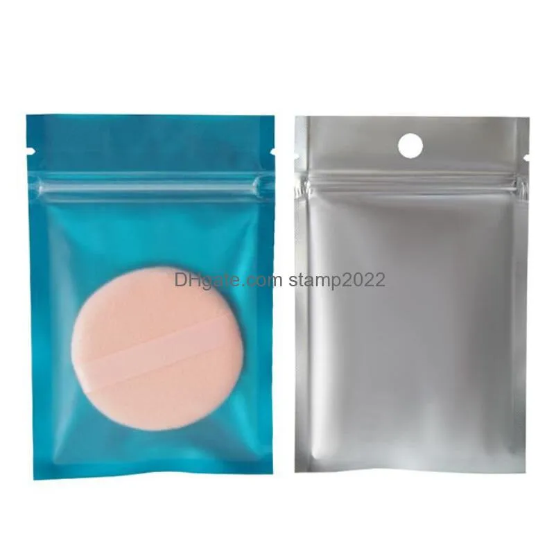 one side clear colored resealable zip mylar bag aluminum foil bags smell proof pouches jewelry pack