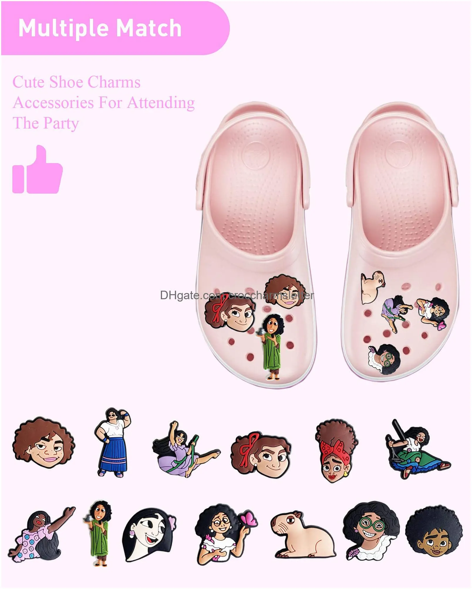 cute shoe charms for kids cartoon charms for clog sandals bands wristband shoe charm decoration for kids teens boys gir mix randomly