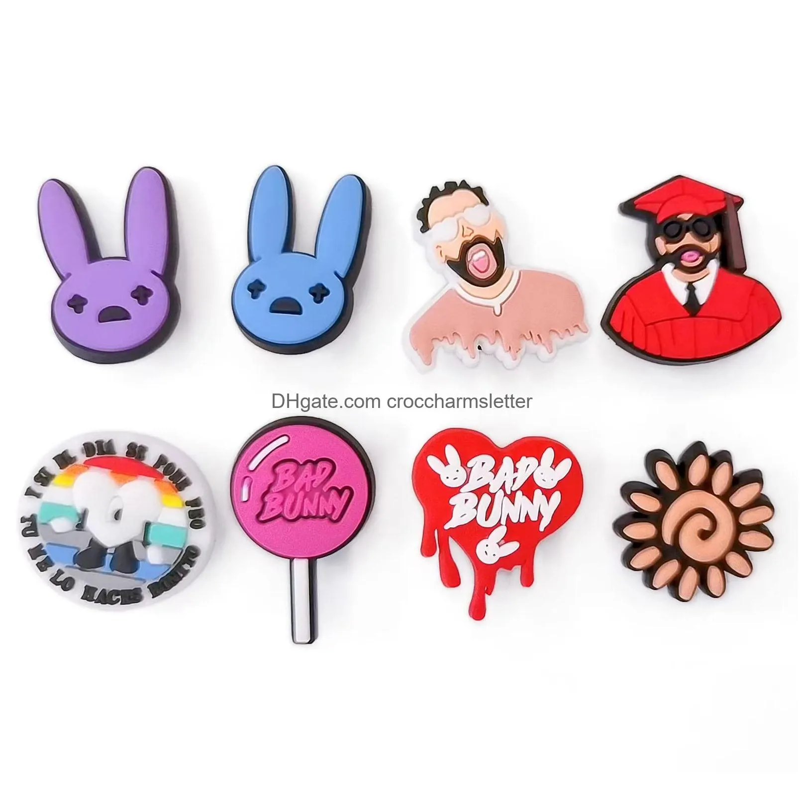 shoe cute charms shoes decoration bunny trendy with buttons for decoration party gifts women and women kids boys girls f mix randomly