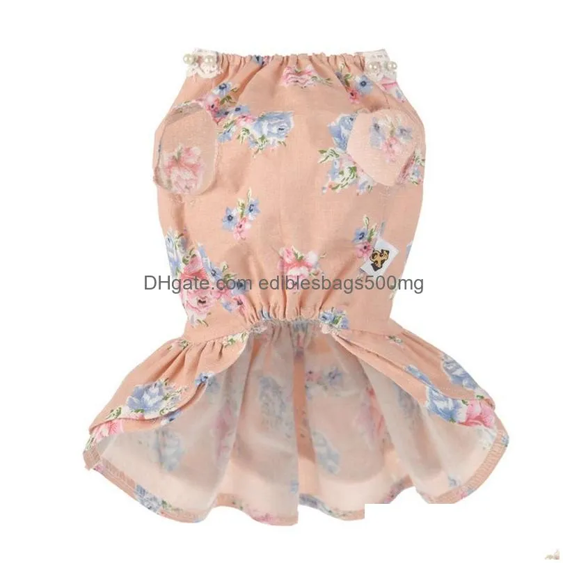  selling dog cat bow tutu dress lace skirt pet puppy dog princess costume apparel clothes small pretty nice princess 407 j2