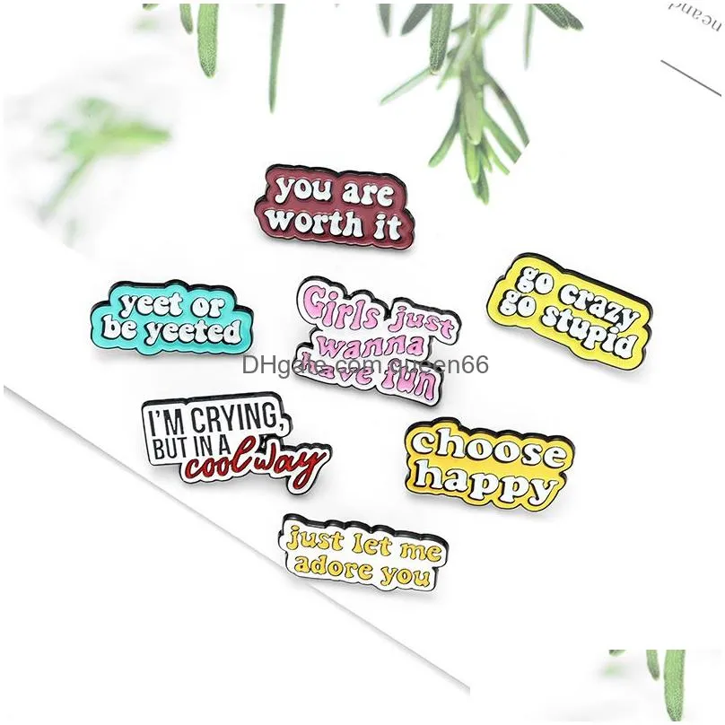 funny creative character enamel pins colors fashion various types brooches for lapel pins clothes shirt bags