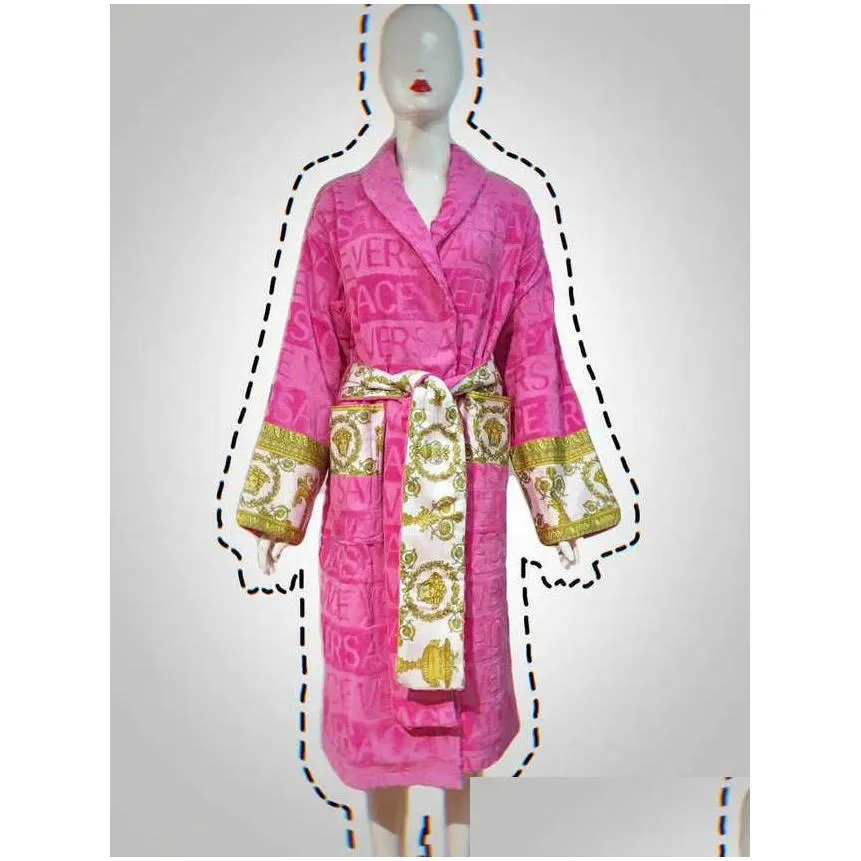 5 colors 100% cotton top quality women men bath robe european and american style supplies f 66 l--3xl