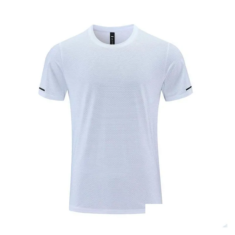 ll-r661 yoga outfit mens gym tshirt exercise fitness wear sportwear train basketball running loose shirts outdoor tops short sleeve elastic