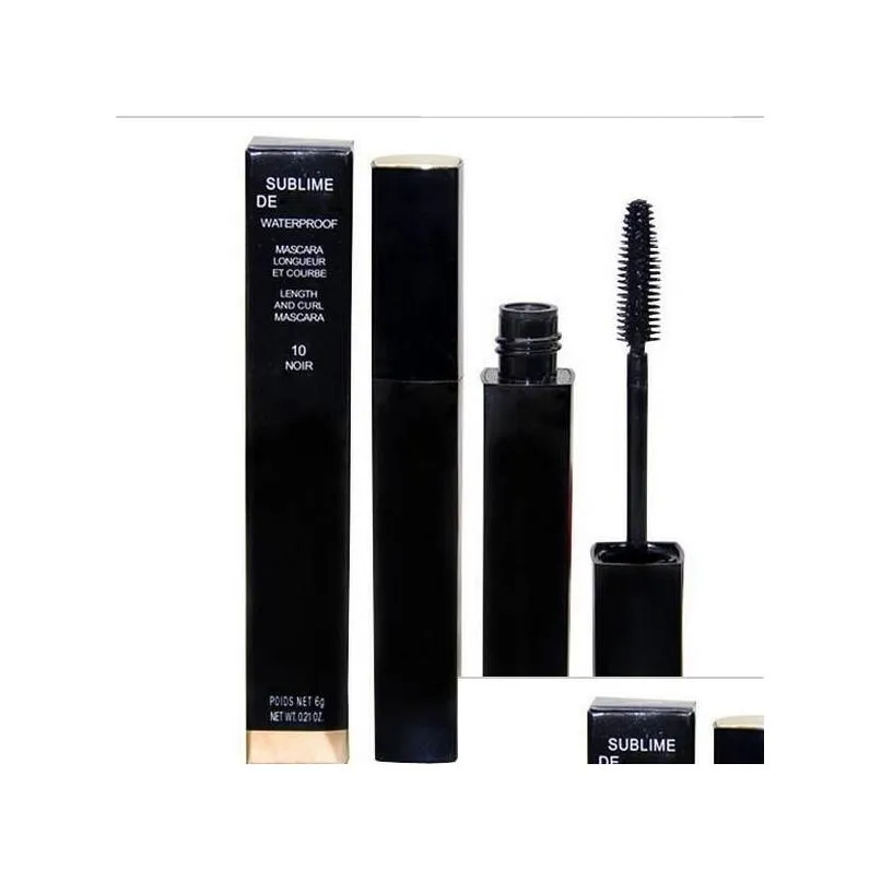 6pcs 2020 products -selling lowest first makeup waterproof mascara black 6g
