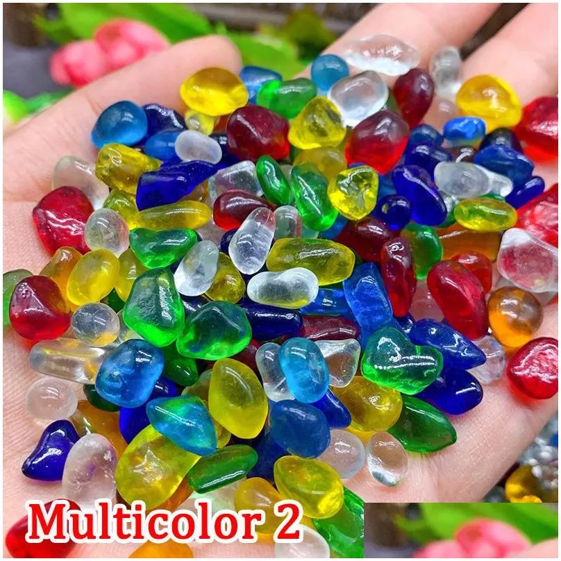 20 colors natural crystal diy beads jade mixed stones tumbled chips crushed stone healing crystal jewelry making home decoration 30g