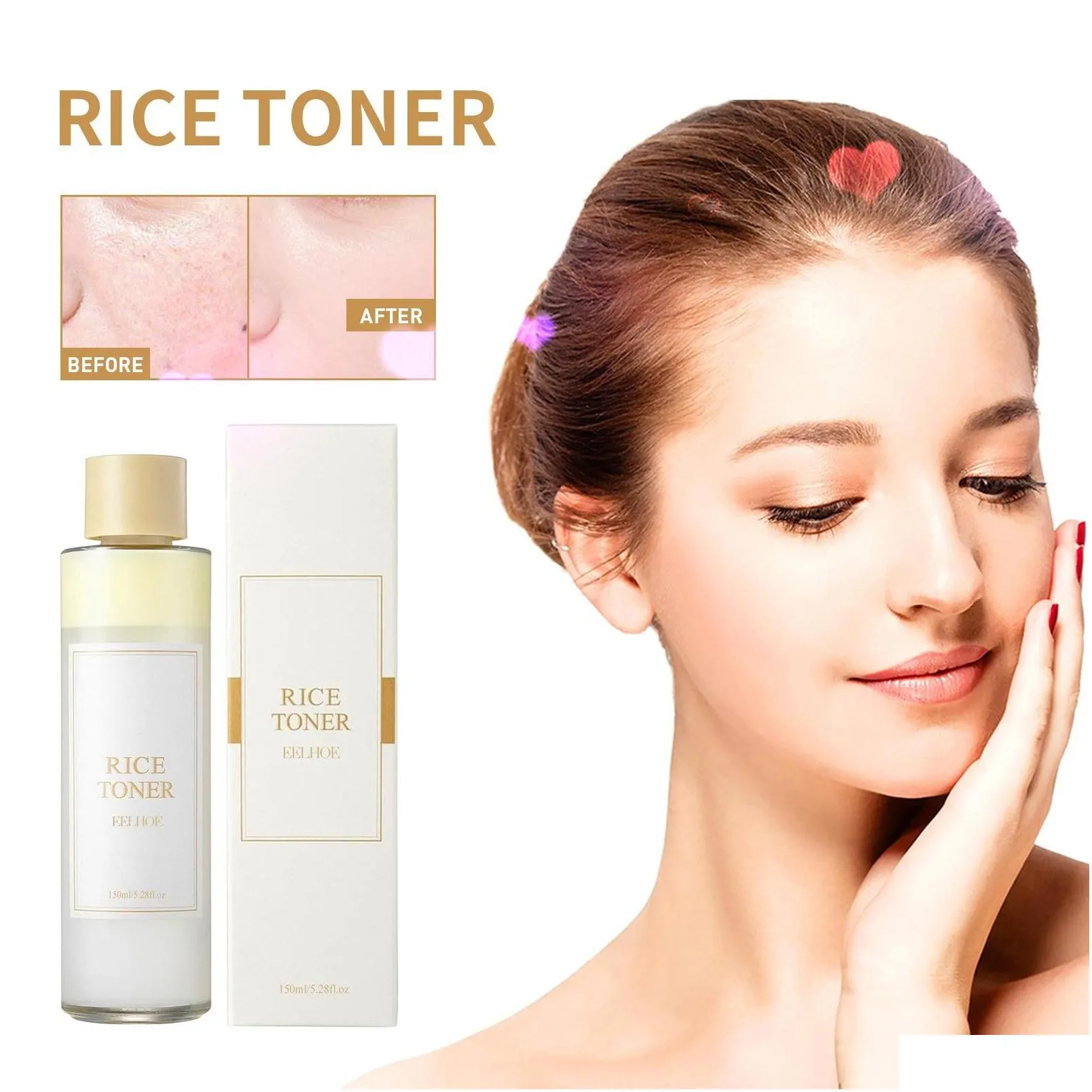 rice toner eelhoe white rice serum nourishing moisturizing shrinks pores repairs 150ml