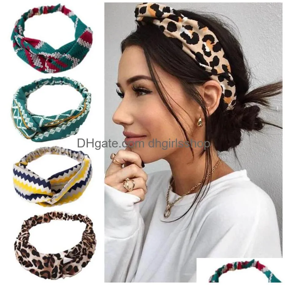 new design fashion women summer style headbands bohemian girl cross turban bandage bandanas hairbands hair accessories 99 colors