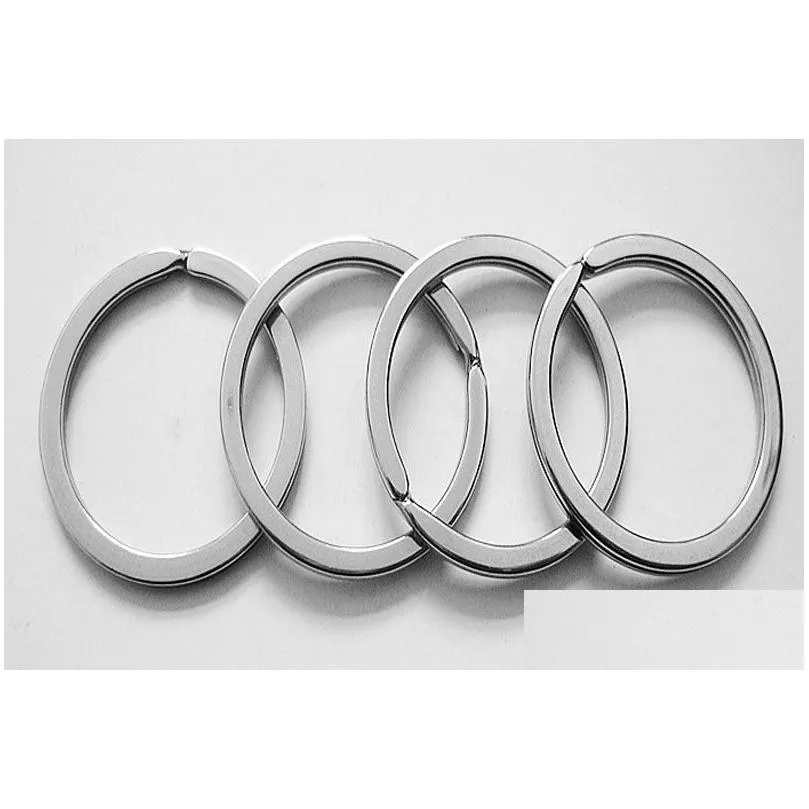 diameter 20mm 25mm 28mm 30mm 32mm 35mm stainless steel round key rings holder keyring fit keychains jewelry