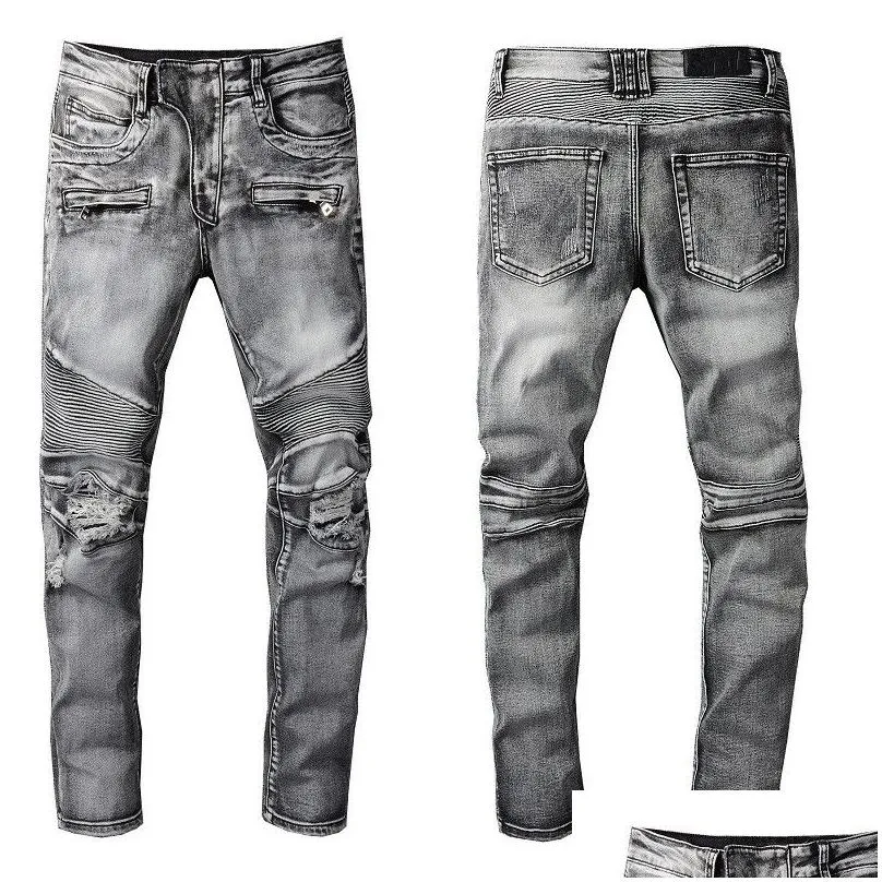 grey jeans for man designer skinny fit rip skull slim biker mens denim distress cult rapper street hip hop curvy long straight leg stretch with hole softener