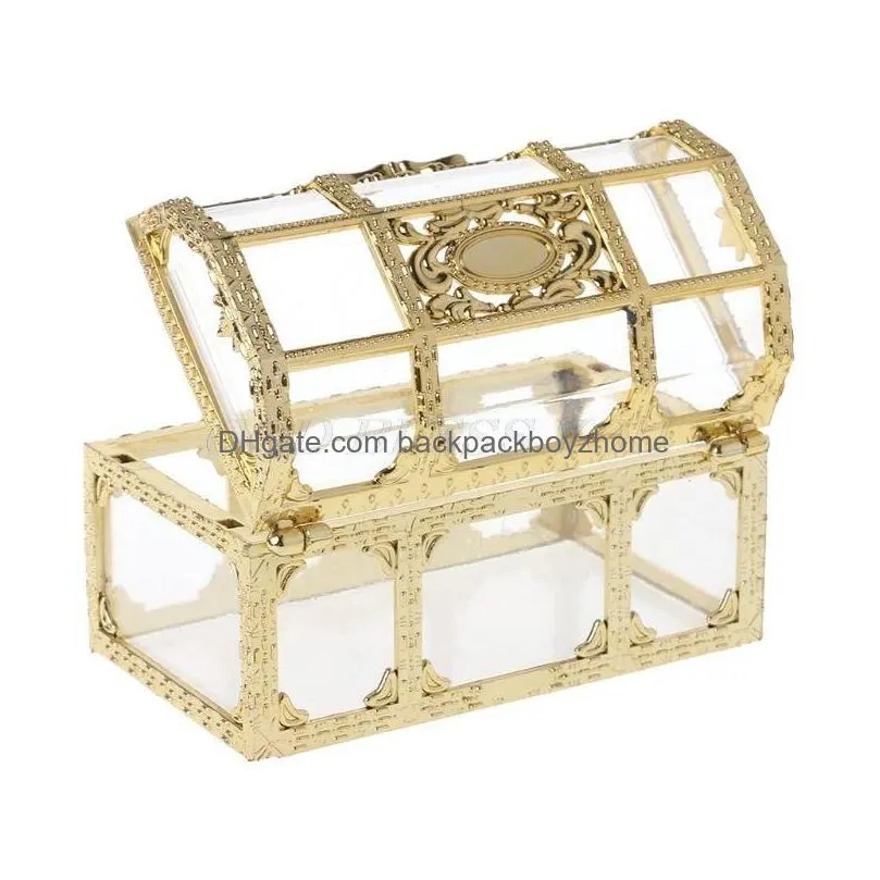 gift wrap gold sweet candy box case chocolate romantic wedding favor party decoration creative drop