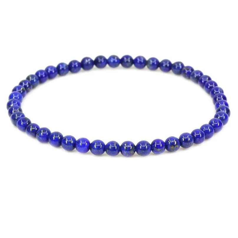 4mm 8mm natural stone handmade strands beaded charm bracelets for men bangle elastic male yoga fashion jewelry