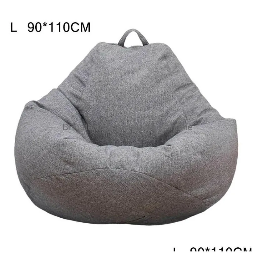 bean bag chair with filling big puff seat couch bed stuffed  beanbag sofa pouf ottoman relax lounge furniture for practical