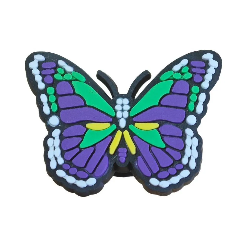 charm for clog jibbitz funny cute food pattern shoes sandals slippers charms decoration colorful butterfly