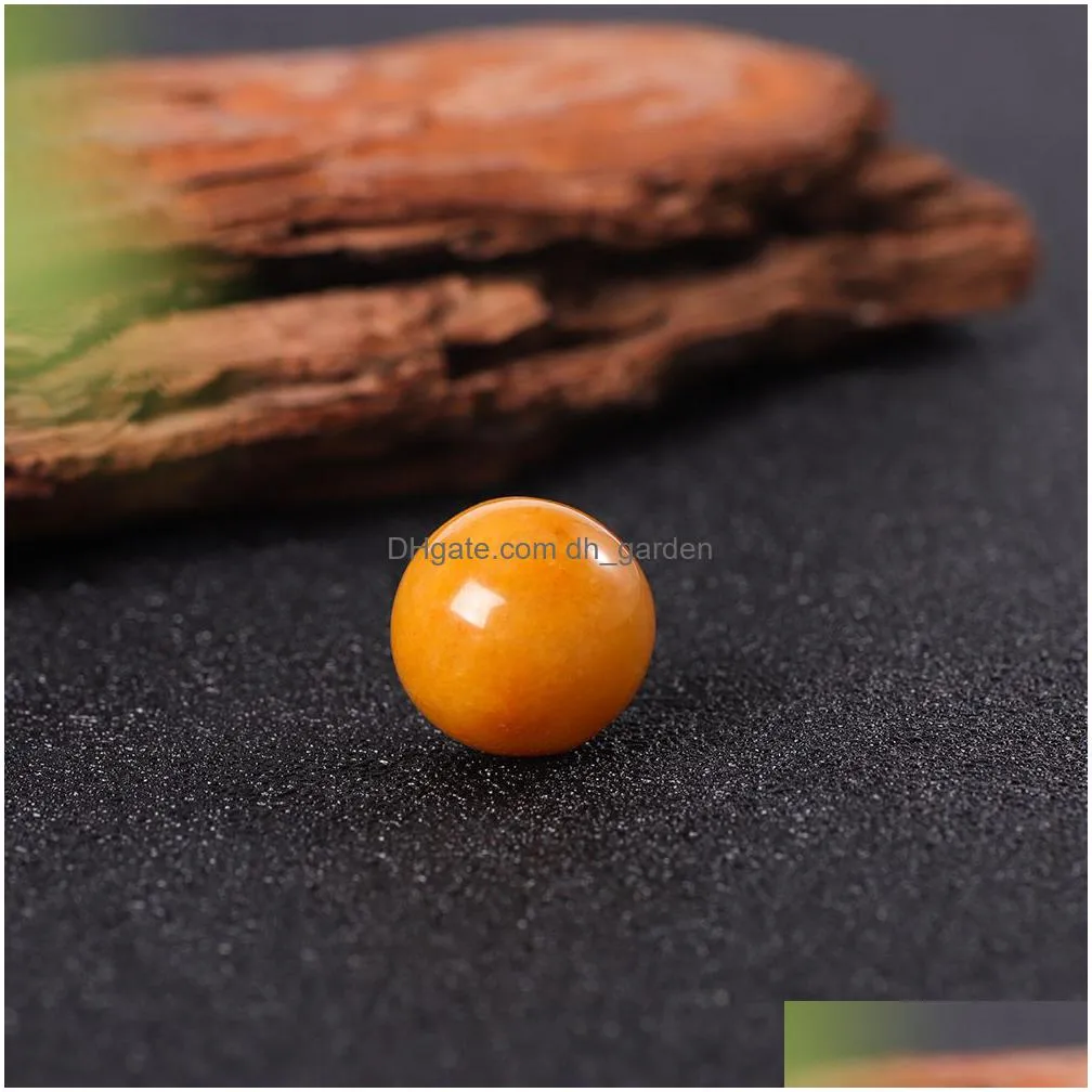 16mm reiki healing chakra natural stone craft ball bead quartz mineral crystals tumbled gemstones hand piece home decoration accessories good