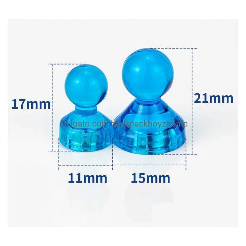 new 10pcs push pin office thumbtack strong neodymium magnets cones magnets super magnet pinboard chess magnetic push pins