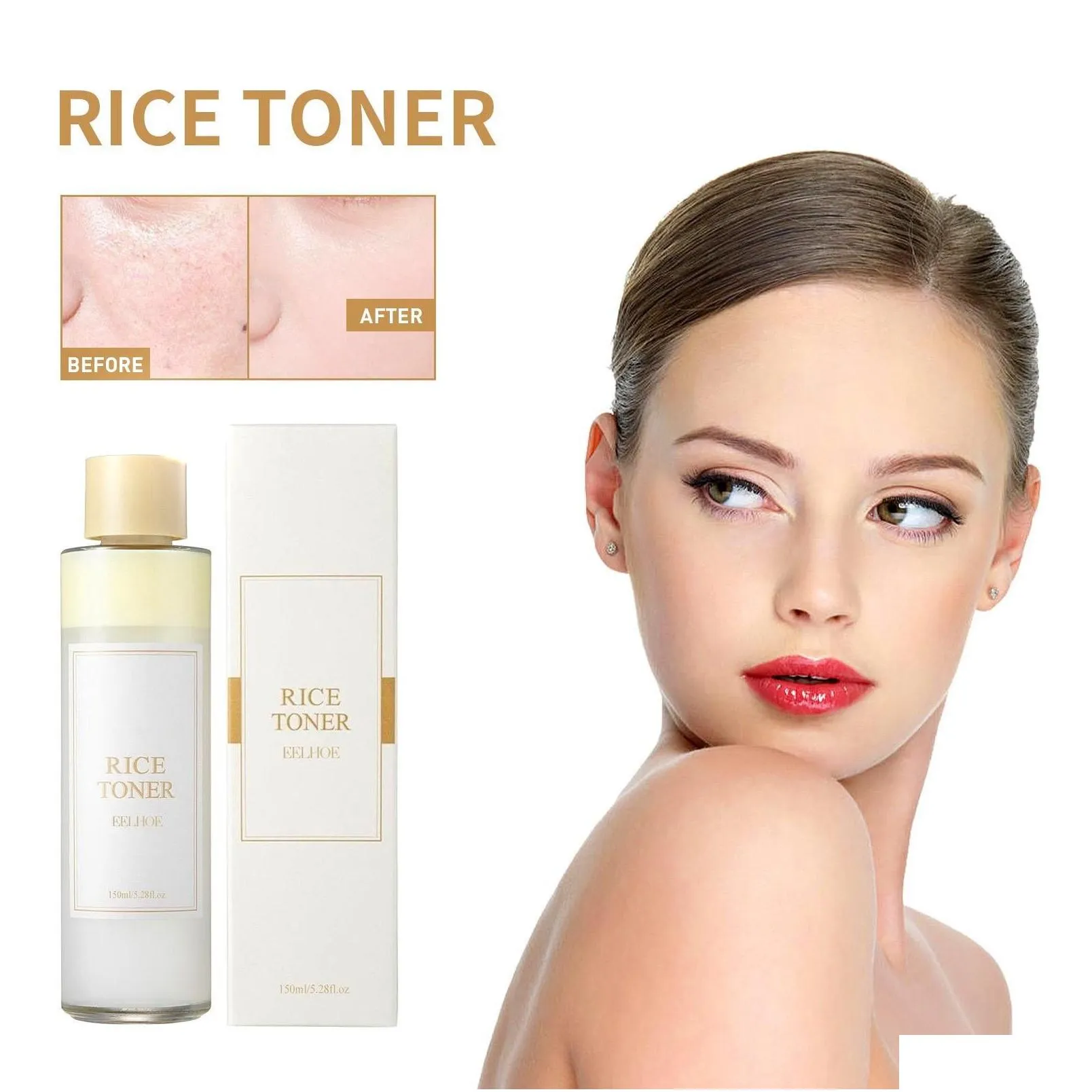 rice toner eelhoe white rice serum nourishing moisturizing shrinks pores repairs 150ml