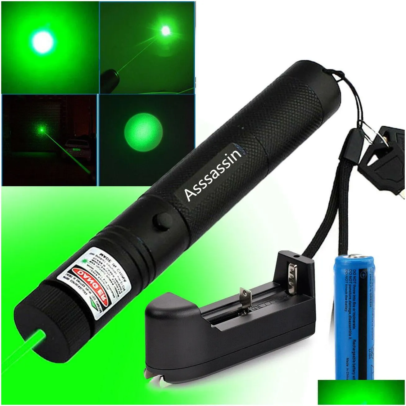 10mile military green laser pointer pen astronomy 532nm powerful cat toy adjustable focus add 18650 batteryadduniversal smart 