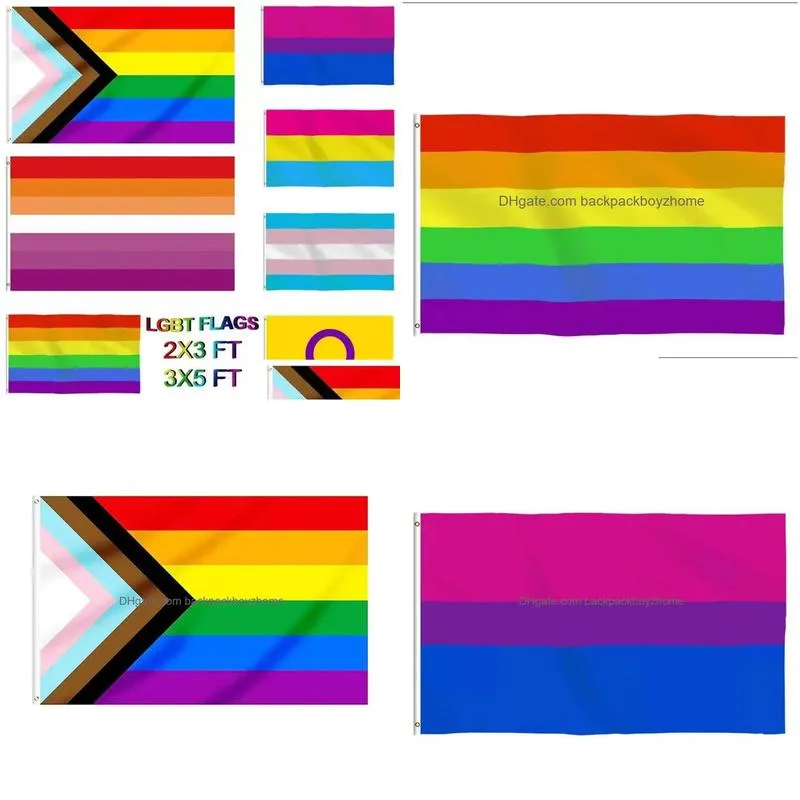 dhs gay flag 90x150cm rainbow things pride biual lesbian panual lgbt accessories flags ee