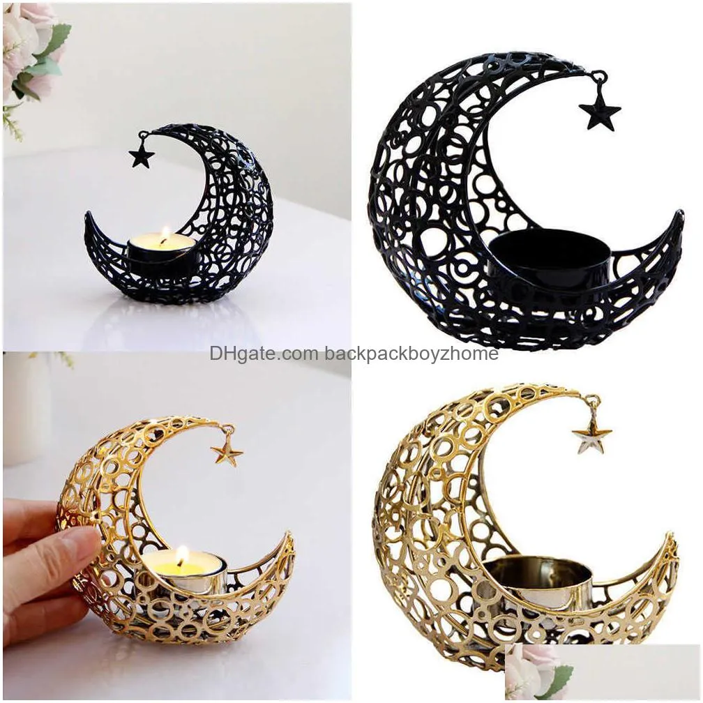 new eid mubarak candle holder 2023 ramadan kareem banner ramadan decoration for home islamic muslim party decor eid al adha gifts