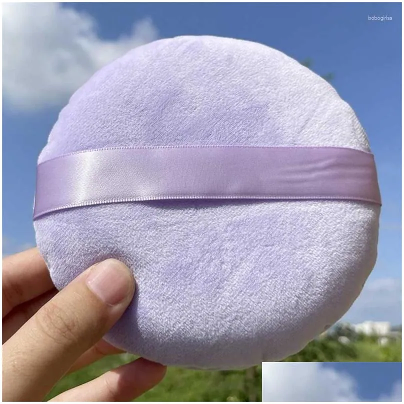 makeup sponges oversized puff loose powder honey setting soft round make up sponge