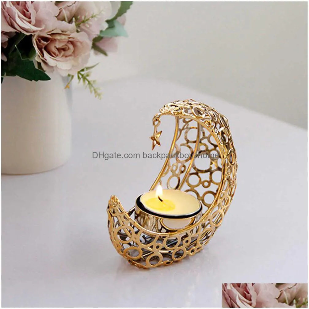 new eid mubarak candle holder 2023 ramadan kareem banner ramadan decoration for home islamic muslim party decor eid al adha gifts