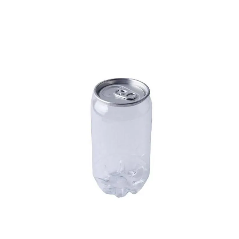 Water Bottles Plastic Beverage Bottle PCan 350Ml 500Ml 650Ml Ringpl Round Disposable Food Grade Pet Juice Cups B3 D Drop Delivery